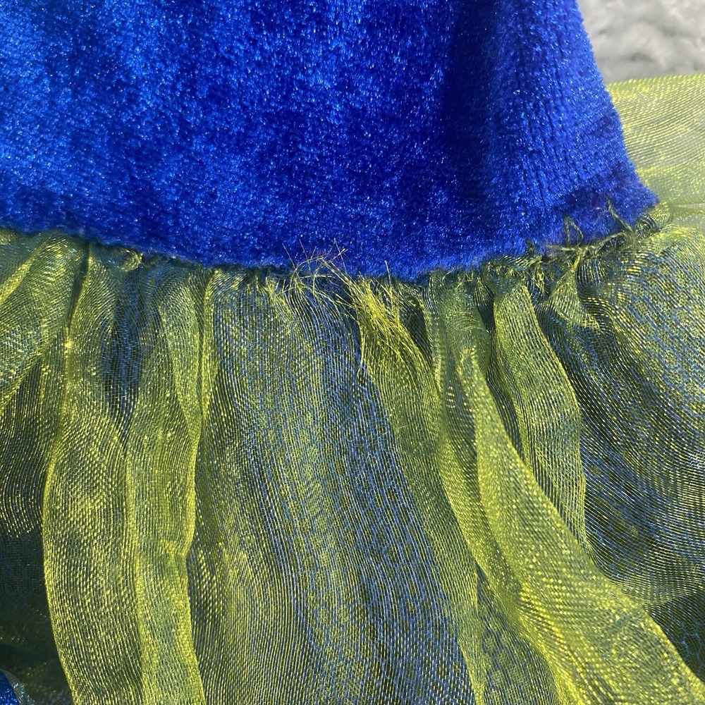 Girls Blue Green Princess Dress Size Small Dress Up Halloween Costume - Picture 9 of 12